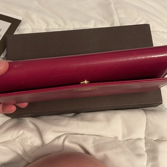 Mz Wallace Doris berry leather wallet, nwt. Never used. - Picture 6 of 11